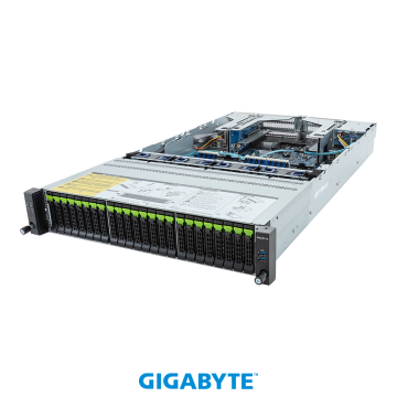 Сервер Gigabyte R283-S98-AAE1  2x Intel Xeon Silver 4510  2x 32Gb DDR5 ECC REG   2x 960Gb SATA SSD  1x 9540-8i  2x1Gb/s