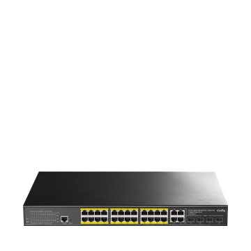 Коммутатор Cudy GS2028PS4-400W, 24xLAN 1Gbps, 4xSFP, PoE