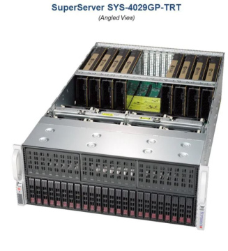 Сервер GPU 2xIntel® Xeon® Platinum 8168 Processor  2xL40 NVIDIA  16x32Gb DDR4 ECC REG  2xU.2 NVME SSD 1.92TB  SuperServer 4029GP-TRT  4 блока питания на 2000 Вт
