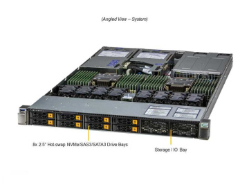 Сервер Supermicro PRO_SYS-120H-TNR-1x4309Y_2X32Gb_1U 2x1200W 2xSSD_480Gb_2x1Gb/s RJ-45 (1)