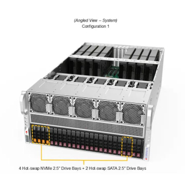 Сервер Supermicro 5U AS -5126GS-TNRT + 2xAMD EPYC™ 9355 (32C/3.55GHz) + DDR5 512Gb + RTX PRO 6000 + 1.92Tb SSD NVME m.2