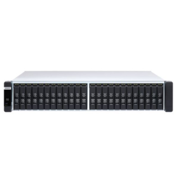 СХД QNAP ES2486dc 24 х SAS портов для подключения 2,5" SAS дисков или SSD с полной поддержкой SAS 12 Гбит/с